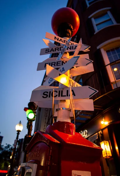 Boston Talya Şehir Şaretleri — Stok fotoğraf