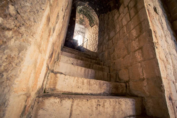 Dubrovnik Teki Kalenin Içine Antik Taş Basamaklar — Stok fotoğraf