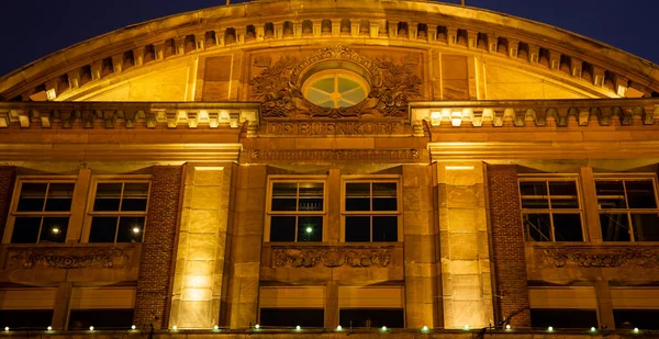 Gebäude Der Nacht Amsterdam — Stockfoto