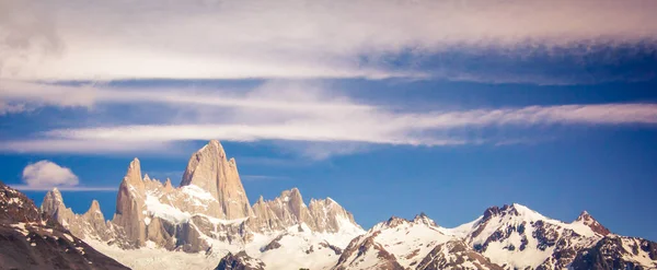 Berg Fitz Roy Patagonië — Stockfoto