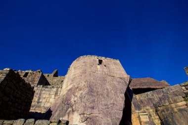 Machu Picchu 'nun taş önü