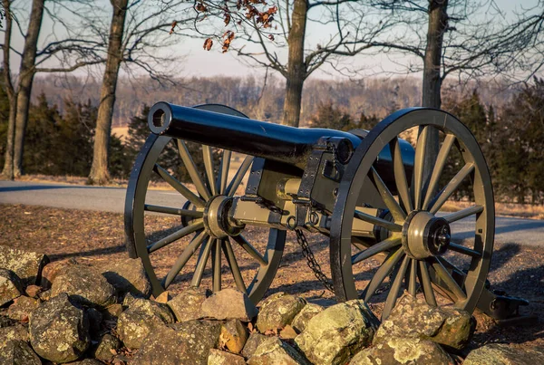 Gettysburg Savaş Alanında Top — Stok fotoğraf