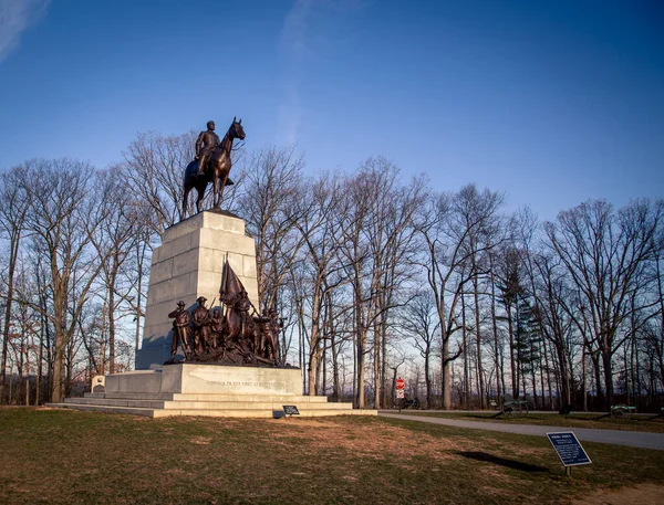 Civil War Statue Gettysburg — Stock Photo, Image