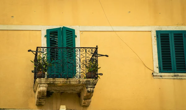 Varanda Edifício Kotor — Fotografia de Stock