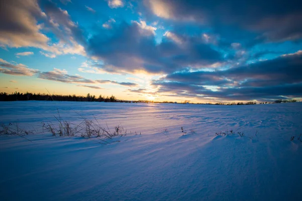 Sunrise Winter Prince Edward Island — Stock Photo, Image