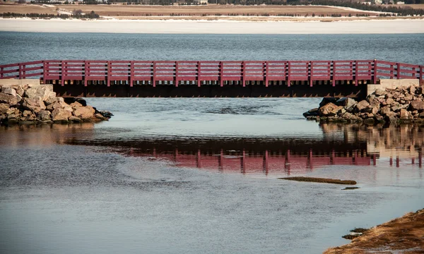 栗色の橋 — ストック写真