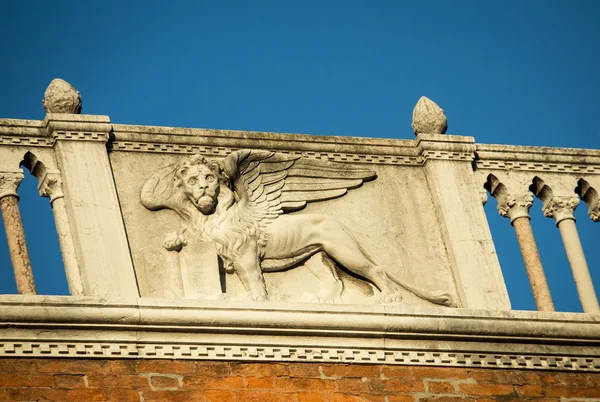 Aslan sembolü Venedik — Stok fotoğraf