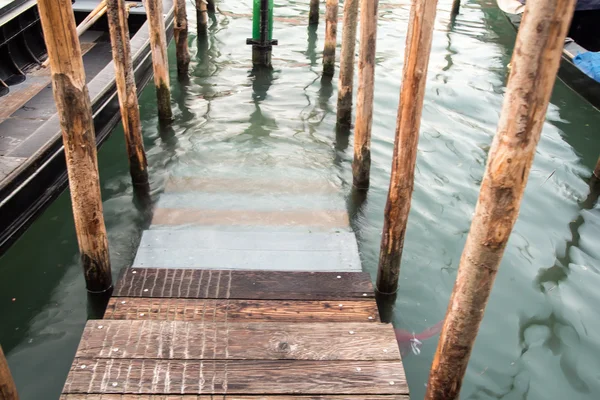 Muelle en Venecia — Foto de Stock