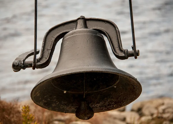 Black iron bell — Stock Photo, Image