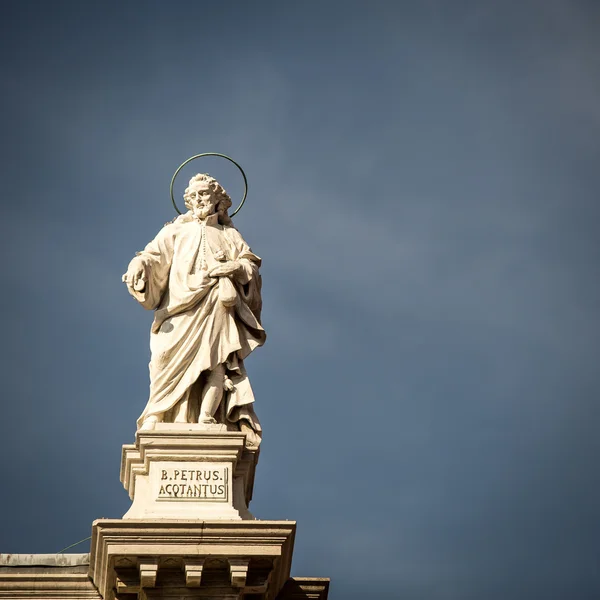 Venice estátua religiosa — Fotografia de Stock