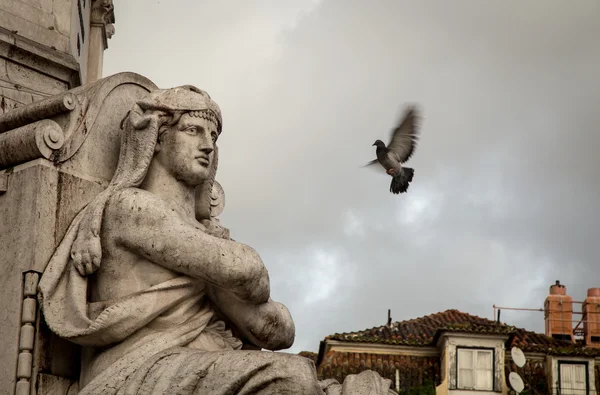 Statue à Lisbonne — Photo