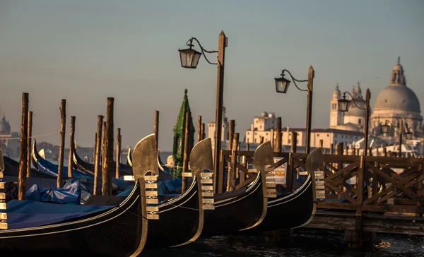 Gôndolas em San Marco — Fotografia de Stock