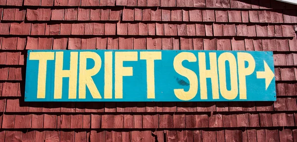 Thrift shop teken — Stockfoto