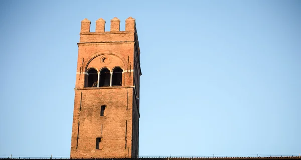 Krzywa Wieża Bolonia — Zdjęcie stockowe