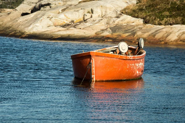 Помаранчевий риболовля dory — стокове фото