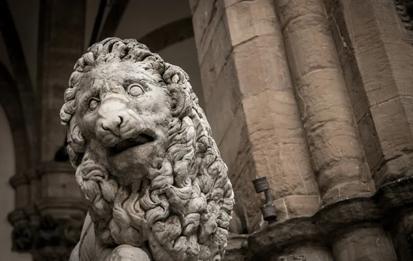 Statue de lion florence — Photo