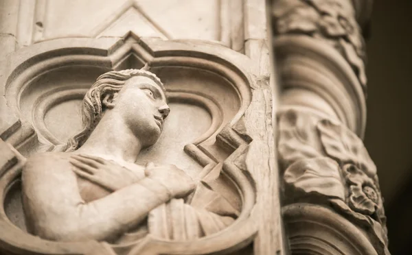 피렌체 대성당 동상 — 스톡 사진
