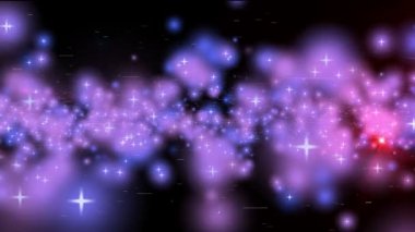 Bir soyut starfield fantezi arka planda zoom