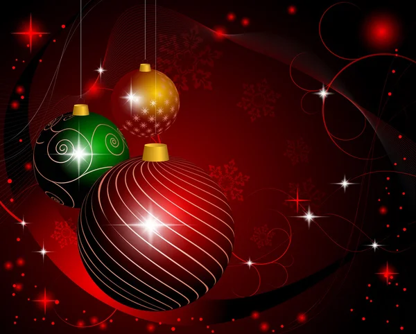 Jul dekorativa bakgrund — Stock vektor