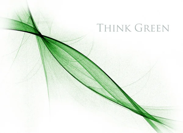 Diseño de fantasía abstracta verde, genial como fondo. Concepto herbal orgánico de la naturaleza para su proyecto. El texto de muestra se puede quitar muy fácilmente . — Foto de Stock