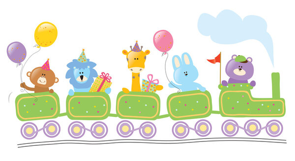 Поезд на день рождения
