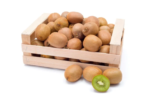 Kiwifruits v krabici — Stock fotografie