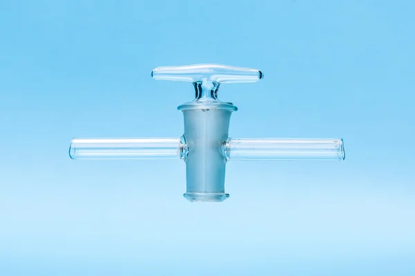 Galo de vidro, utensílio de laboratório químico — Fotografia de Stock
