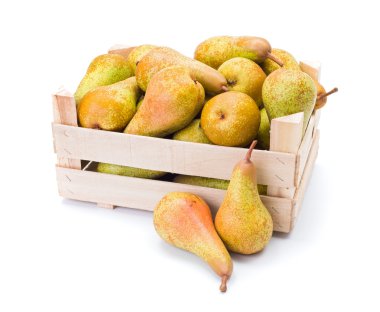 Ahşap kutusunda armut