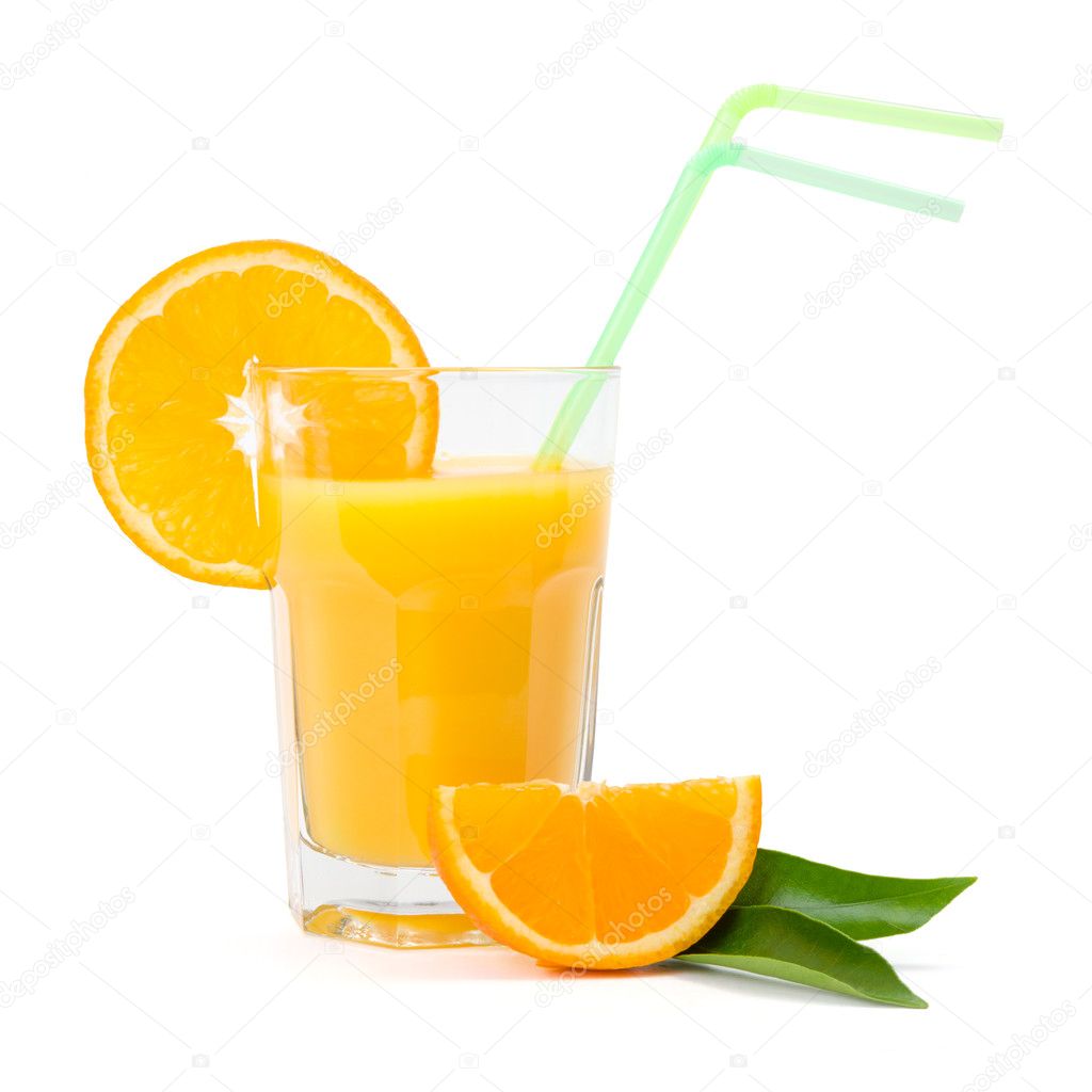 Orange juice in glass