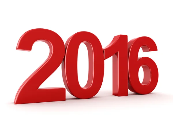 Dígitos de año nuevo 2016 — Foto de Stock