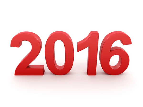 2016 New Year digits — Stock Photo, Image