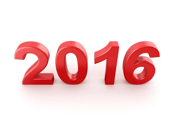 Nieuwjaarscijfers 2016 — Stockfoto