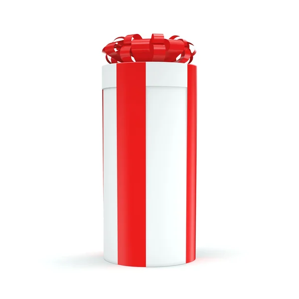 White gift box — Stock Photo, Image