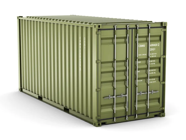 3D rendering Isolated cargo container — Stock Photo, Image