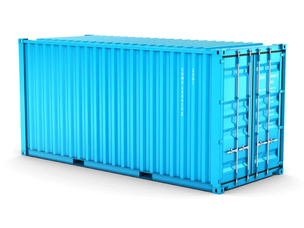 3D рендерингу Ізольований вантажний контейнер — стокове фото