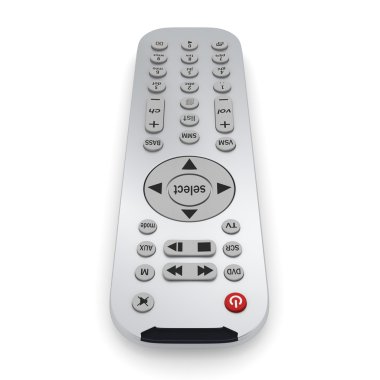 3D render Tv uzaktan