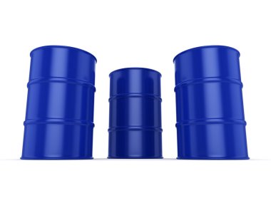 3D Render mavi varil