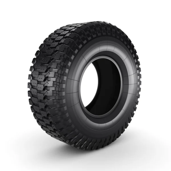 3D pneu de caminhão de renderização — Fotografia de Stock