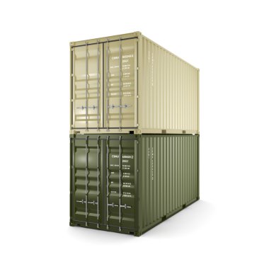 3D render konteyner