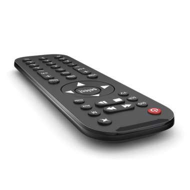 3D render Tv uzaktan