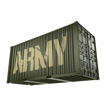 3D render ordu konteyner