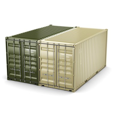 3D render konteyner