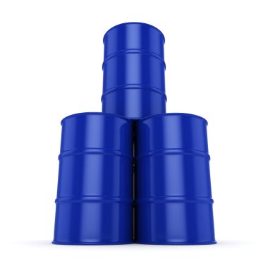 3D Render mavi varil