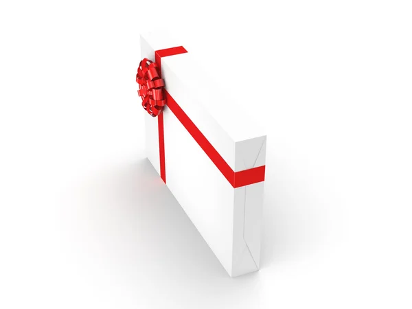 3D-Rendering weiße Geschenkbox — Stockfoto