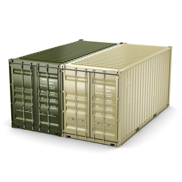 3D rendering container — Stockfoto