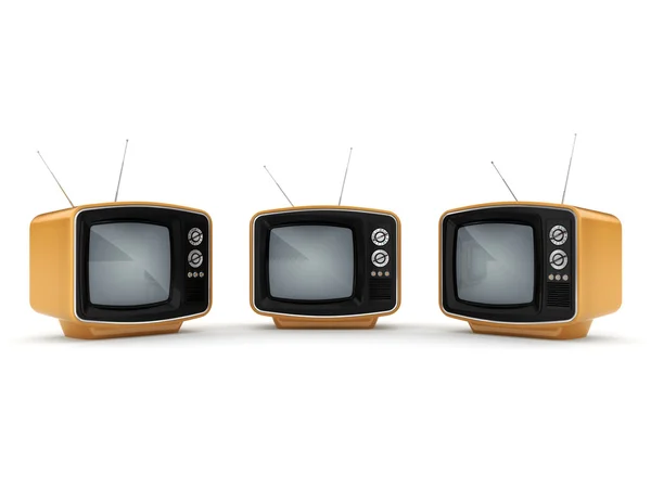 3D-Rendering alter Fernseher — Stockfoto
