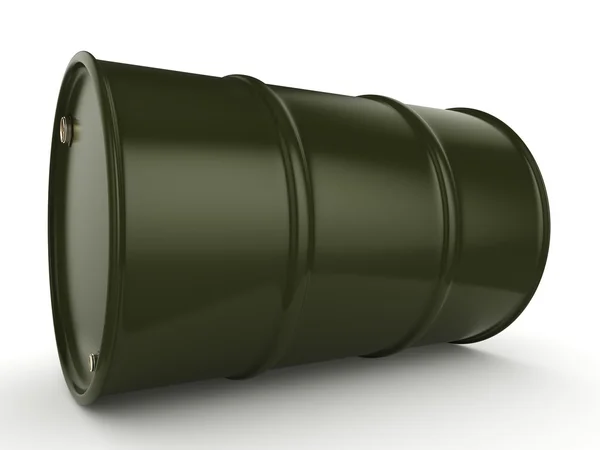 Representación 3D barril caqui — Foto de Stock