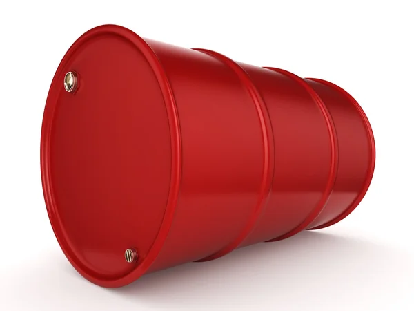 3D rendering red barrel — Stock Photo, Image