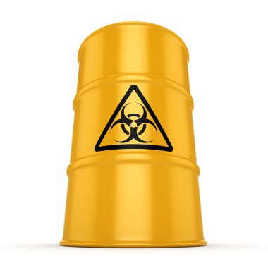 3D render biohazard varil