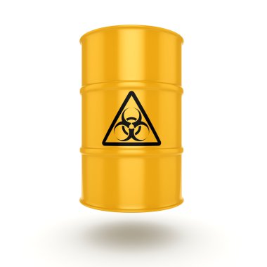 3D render biohazard varil
